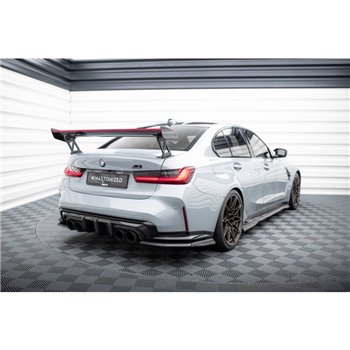 Maxton - Carbon Spoiler With External Brackets Uprights + LED BMW M3 G80 / M340i G20 / 3 M-Pack G20 / 3 Standard G20