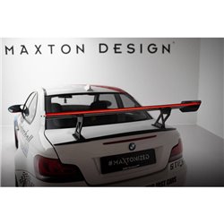 Maxton - Carbon Spoiler With Internal Brackets Uprights V.1 + LED BMW 1 M E82