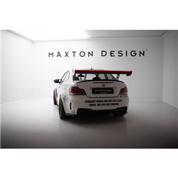 Maxton - Carbon Spoiler With Internal Brackets Uprights V.1 + LED BMW 1 M E82