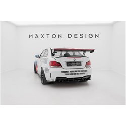 Maxton - Carbon Spoiler With Internal Brackets Uprights V.1 + LED BMW 1 M E82