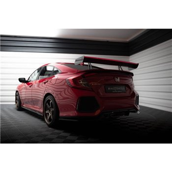 Maxton - Carbon Spoiler With Upper Swan Mounting + LED Honda Civic SI Mk10