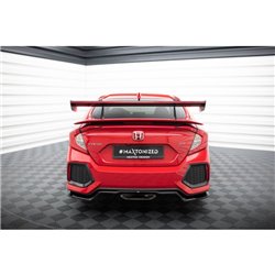 Maxton - Carbon Spoiler With Upper Swan Mounting + LED Honda Civic SI Mk10
