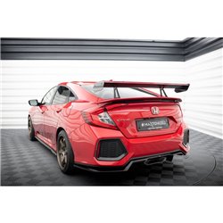 Maxton - Carbon Spoiler With Upper Swan Mounting + LED Honda Civic SI Mk10