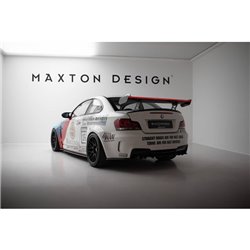 Maxton - Carbon Spoiler With Internal Brackets Uprights V.2 + LED BMW 1 M E82