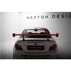 Maxton - Carbon Spoiler With Internal Brackets Uprights V.2 + LED BMW 1 M E82