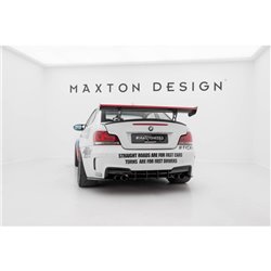 Maxton - Carbon Spoiler With Internal Brackets Uprights V.2 + LED BMW 1 M E82