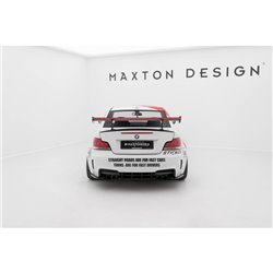 Maxton - Carbon Spoiler With Internal Brackets Uprights V.2 + LED BMW 1 M E82