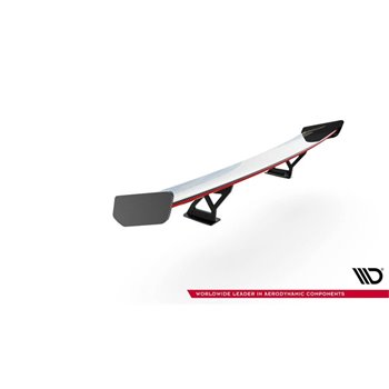 Maxton - Carbon Spoiler With Internal Brackets Uprights V.2 + LED BMW 1 M E82