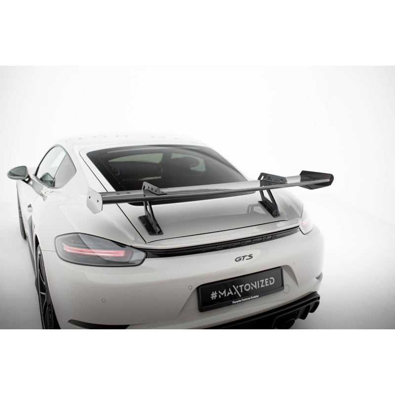 Maxton - Carbon Spoiler With Upper Swan Mounting V.1 Porsche 718 Cayman 982c