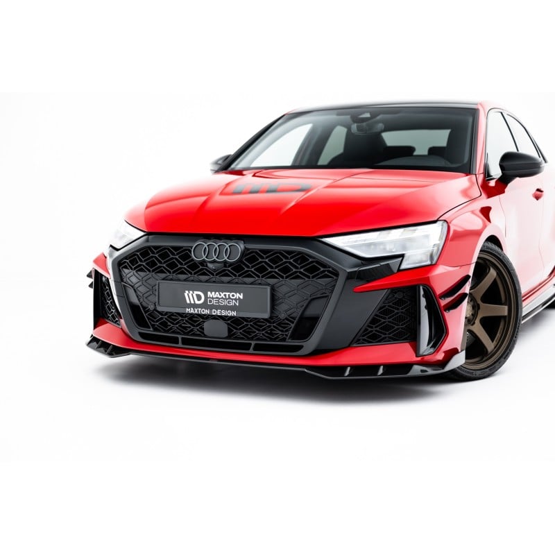 Maxton - Fibre de Carbone Lame Du Pare-Chocs Avant Audi RS3 Sedan 8Y Facelift
