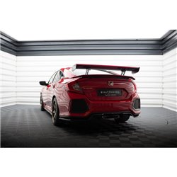 Maxton - Carbon Spoiler With Internal Brackets Uprights + LED Honda Civic SI Mk10