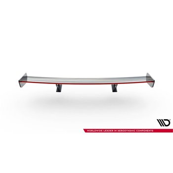 Maxton - Carbon Spoiler With Internal Brackets Uprights + LED Honda Civic SI Mk10