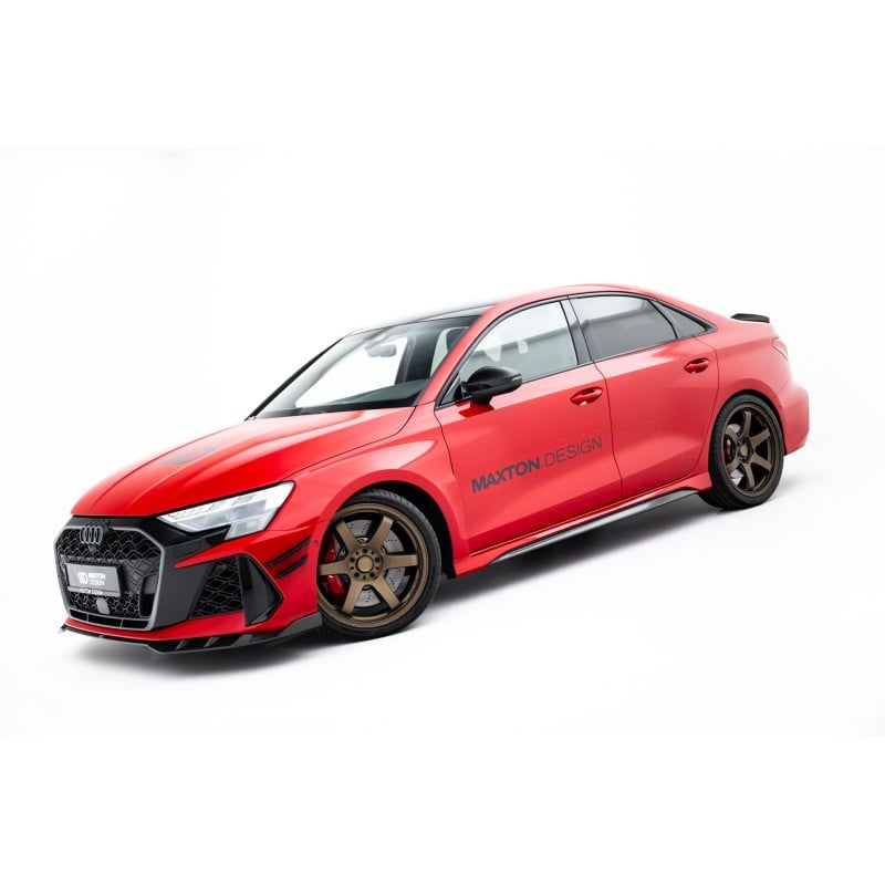 Maxton - Fibre de Carbone Des Bas De Caisse V.2 Audi RS3 Sedan 8Y Facelift