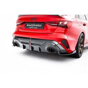 Maxton - Fibre de Carbone Diffuseur Arrière Audi RS3 Sedan 8Y Facelift 
