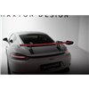Maxton - Carbon Spoiler With Upper Swan Mounting V.2 + LED Porsche 718 Cayman 982c