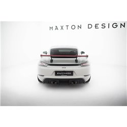 Maxton - Carbon Spoiler With Upper Swan Mounting V.2 + LED Porsche 718 Cayman 982c