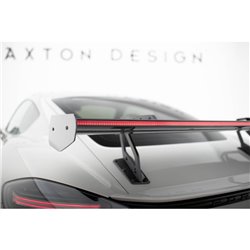 Maxton - Carbon Spoiler With Upper Swan Mounting V.2 + LED Porsche 718 Cayman 982c