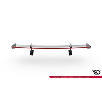 Maxton - Carbon Spoiler With Upper Swan Mounting V.2 + LED Porsche 718 Cayman 982c