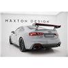 Maxton - Carbon Spoiler With External Brackets Uprights V.1 + LED Audi A5 / A5 S-Line / S5 / RS5 Coupe F5 / F5 Facelift