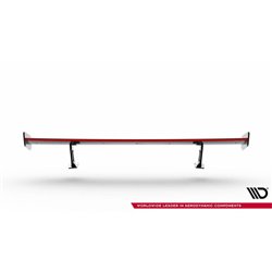 Maxton - Carbon Spoiler With External Brackets Uprights V.1 + LED Audi A5 / A5 S-Line / S5 / RS5 Coupe F5 / F5 Facelift