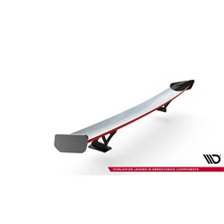 Maxton - Carbon Spoiler With External Brackets Uprights V.1 + LED Audi A5 / A5 S-Line / S5 / RS5 Coupe F5 / F5 Facelift