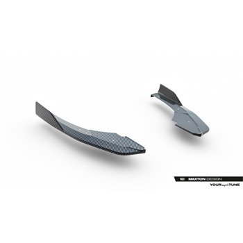 Maxton - Fibre de Carbone Lames De Pare-Chocs Arrière Latérales Audi RS3 Sedan 8Y Facelift 