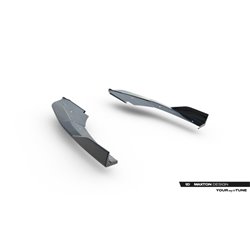 Maxton - Fibre de Carbone Lames De Pare-Chocs Arrière Latérales Audi RS3 Sedan 8Y Facelift 