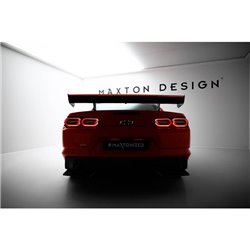 Maxton - Carbon Spoiler With Internal Brackets Uprights + LED Chevrolet Camaro SS Mk6 Facelift