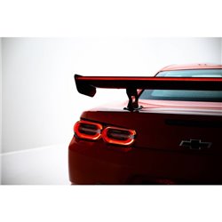Maxton - Carbon Spoiler With Internal Brackets Uprights + LED Chevrolet Camaro SS Mk6 Facelift