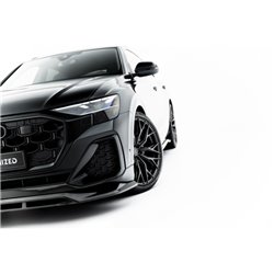 Maxton - Fibre de Carbone Lame Du Pare-Chocs Avant Audi SQ8 / Q8 S-Line Mk1 Facelift 