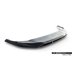Maxton - Fibre de Carbone Lame Du Pare-Chocs Avant Audi SQ8 / Q8 S-Line Mk1 Facelift 