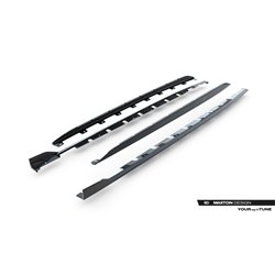 Maxton - Ensemble de Prepreg Fibre de Carbone Jupes Latérales Audi RS3 Sedan 8Y Facelift