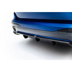 Maxton - Fibre de Carbone Diffuseur Arrière BMW X7 M-Pack G07 / G07 Facelift (version avec towbar)