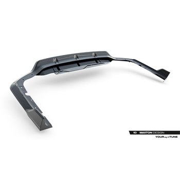 Maxton - Fibre de Carbone Diffuseur Arrière BMW X7 M-Pack G07 / G07 Facelift (version avec towbar)