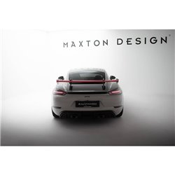 Maxton - Carbon Spoiler With Upper Swan Mounting V.1 + LED Porsche 718 Cayman 982c
