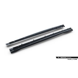 Maxton - Fibre de Carbone Des Bas De Caisse Audi SQ8 / Q8 S-Line Mk1 Facelift 