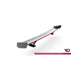 Maxton - Carbon Spoiler With External Brackets Uprights V.2 + LED Audi A5 / A5 S-Line / S5 / RS5 Coupe F5 / F5 Facelift
