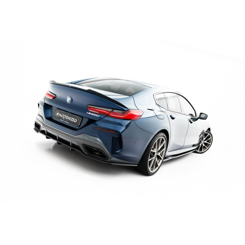 Maxton - Arriere Splitter (avec une barre verticale) BMW 8 Gran Coupe M-Pack G16
