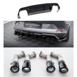 Maxton - Rajout Du Pare-Chocs Arriere V.3 + Conseils d'échappement Cupra Formentor VZ Mk1 / Mk1 Facelift