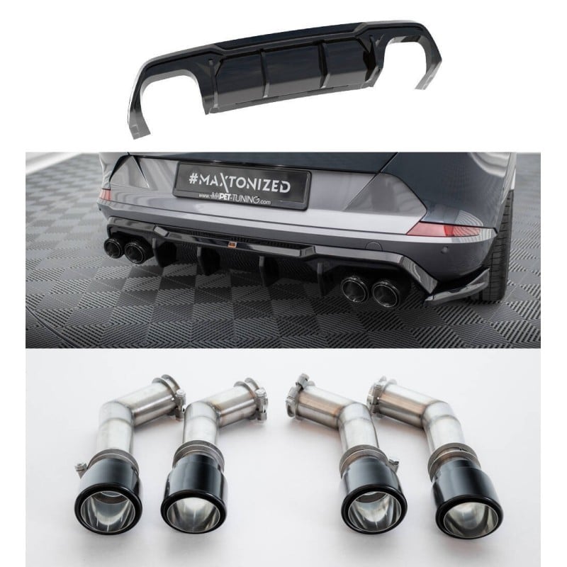 Maxton - Rajout Du Pare-Chocs Arriere V.3 + Conseils d'échappement Cupra Formentor VZ Mk1 / Mk1 Facelift