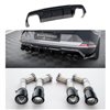 Maxton - Rajout Du Pare-Chocs Arriere V.3 + Conseils d'échappement Cupra Formentor VZ Mk1 / Mk1 Facelift