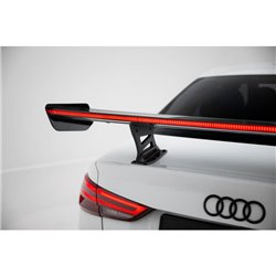 Maxton - Carbon Spoiler With Internal Brackets Uprights + LED Audi A3 / A3 S-Line / S3 / RS3 Sedan 8V / 8V Facelift