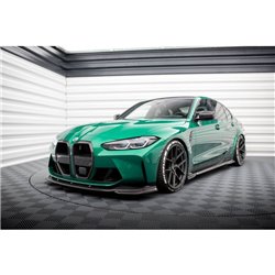 Maxton - Fibre de Carbone Lame Du Pare-Chocs Avant V.2 BMW M3 Sedan / Touring G80 / G81