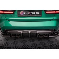 Maxton - Fibre de Carbone Diffuseur arrière BMW M3 Sedan / Touring G80 / G81
