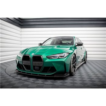 Maxton - Fibre de Carbone Lame Du Pare-Chocs Avant V.1 BMW M3 Sedan / Touring G80 / G81