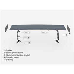 Maxton - Carbon Spoiler V.2 + LED Mercedes-AMG CLE 53 C236