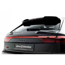 Maxton - Prepreg Fibre de Carbone Becquet de hayon (Plus Bas) Audi SQ8 / Q8 S-Line Mk1 Facelift
