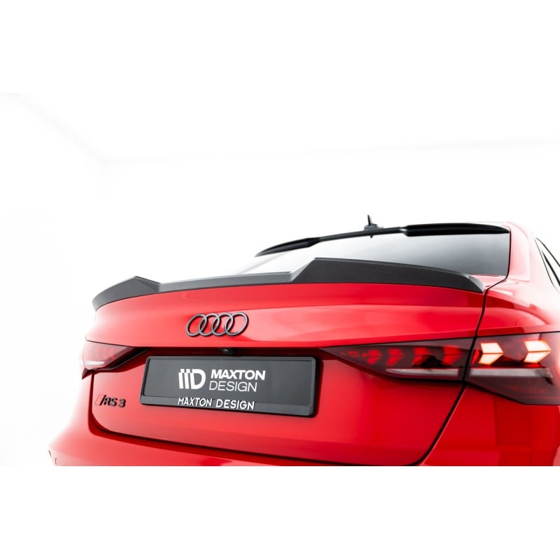 Maxton - Prepreg Carbon Fiber Becquet de hayon V.1 Audi RS3 / S3 / A3 S-Line / A3 Sedan 8Y Facelift