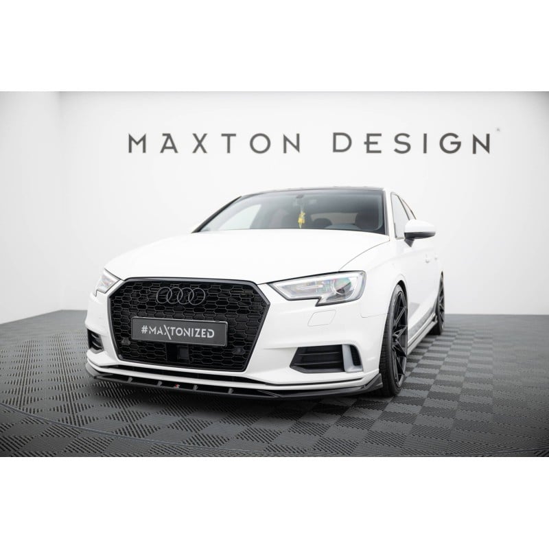 Maxton - Lame Du Pare-Chocs Avant Audi A3 Sedan 8V Facelift