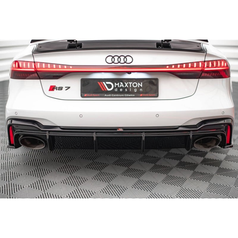 Maxton - Diffuseur arrière Complet Audi RS7 C8 (Version avec attelage)